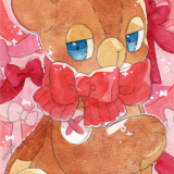 リボン（水彩）